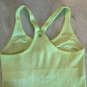 LULULEMON Neon Yellow Tank Top S